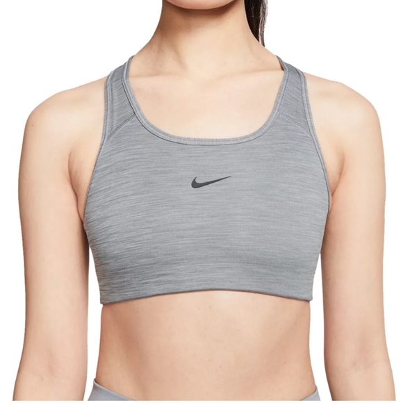 Nike Other - Nike Swoosh Sports Bra- Color Gray - Size Small